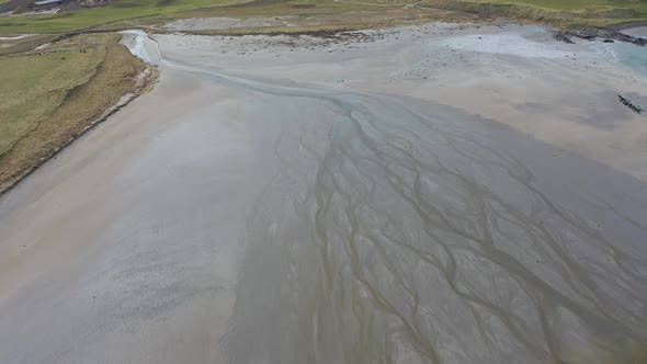 Aerial View of Cashelgolan Beach By Portnoo County Donegal, Ireland