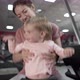 Baby with Mom in the Gym - VideoHive Item for Sale
