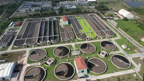 Aerial Water Treatment Plant