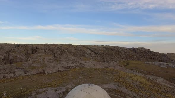 Camping on Mount Champaqui, Cordoba Province, Argentina