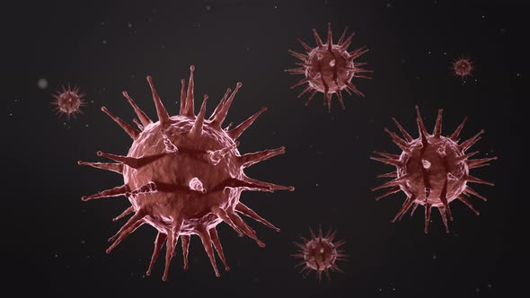 The virus Coronavirus (COVID-19) medical animation.