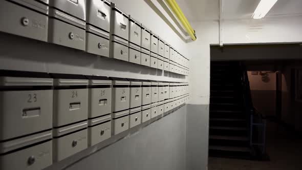 Private postbox in condominium or apartment building