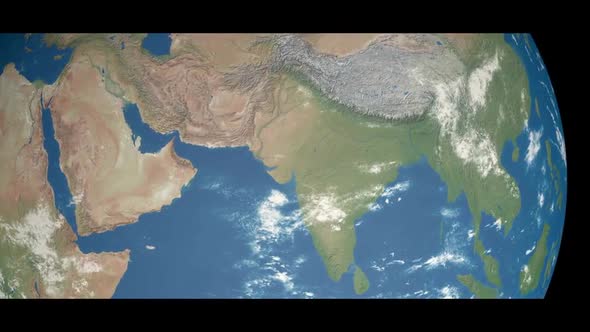 Cinematic 4K Earth - India