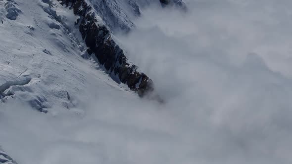 mont blanc alps france mountains snow peaks ski timelapse