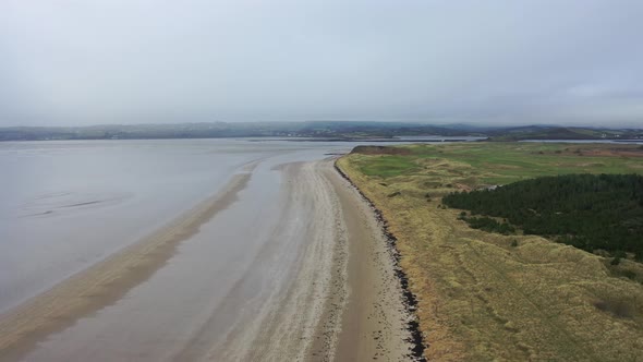 Aerial View of Murvagh in County Donegal Ireland