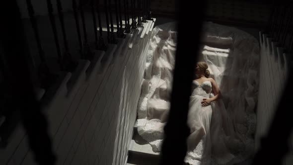 The Bride Lies on the Stairs