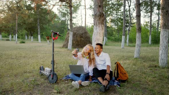 Selfie Time at Nature Down on the Grass