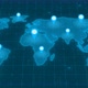 Cyan Color World Map GPS Location Tracking Animation - VideoHive Item for Sale