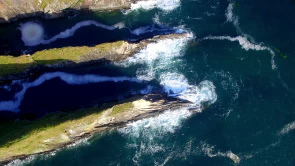 Aerial of coastline