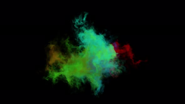 Colorful Smoke Explosition