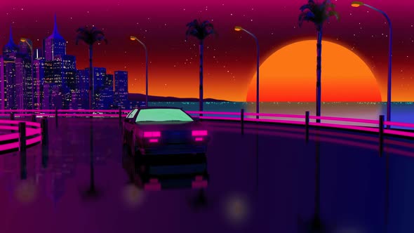 Night Drive At Long Beach alt