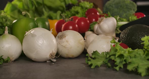 Vegetables and White Onion