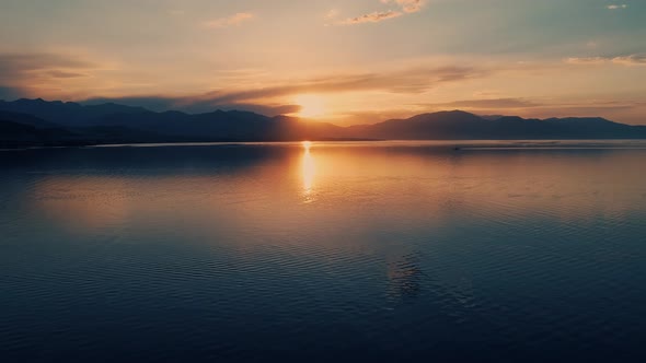 Lake View at Sunset