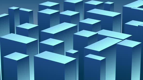 Cubic Shape Abstract Background Dark Blue v1