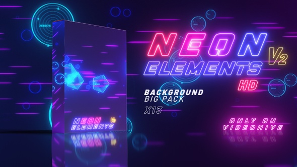 Neon Background Pack