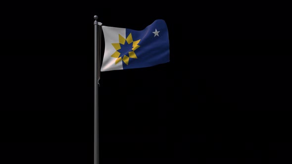 Topeka Flag With Alpha 4K