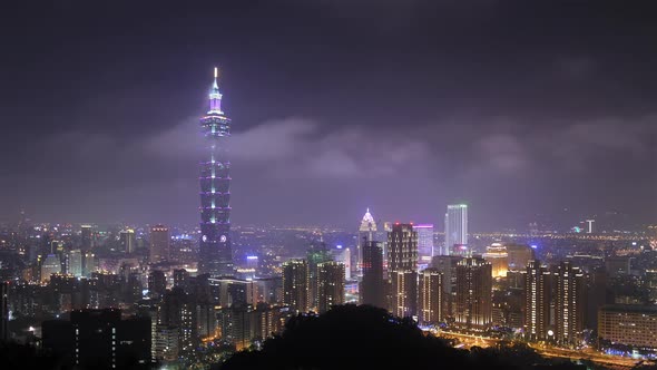 Taipei Taiwan City Timelapse