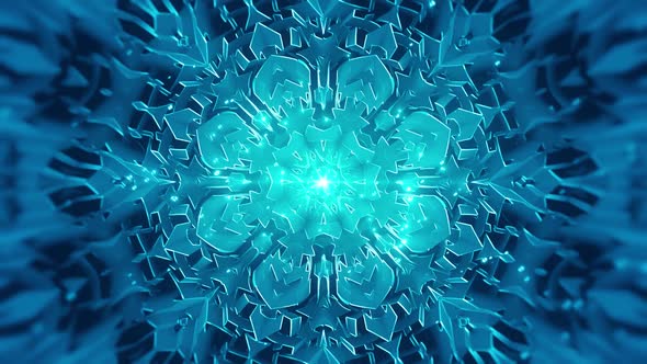 Christmas Abstract Snowflake