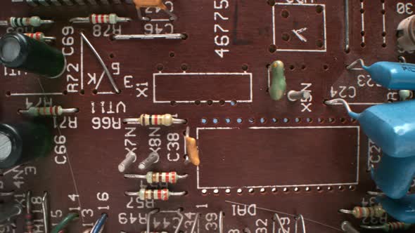 Circuit Board Of Personal Computer