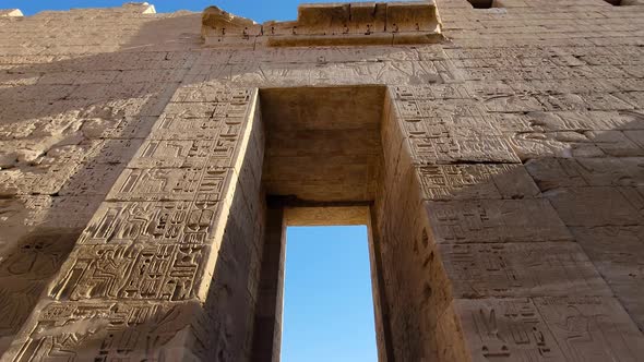 Temple of Medinet Habu. Egypt, Luxor.