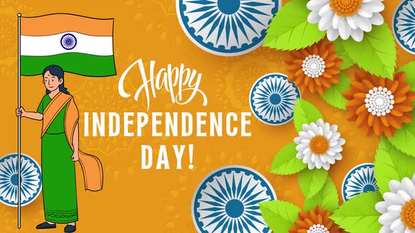 Happy Independence Day India Animation