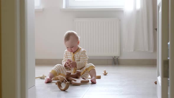 Eco Wood Toy Baby Game