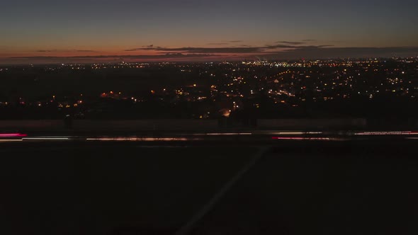 Night sky Video Footage - Long Exposure Shot Of The City Lights