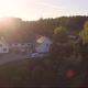 Aerial Video Flying Over A Farm During Sunset - VideoHive Item for Sale