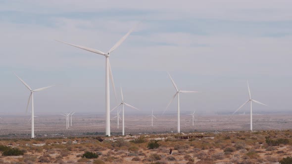 Windmills on Wind Farm Wind Mill Energy Generators