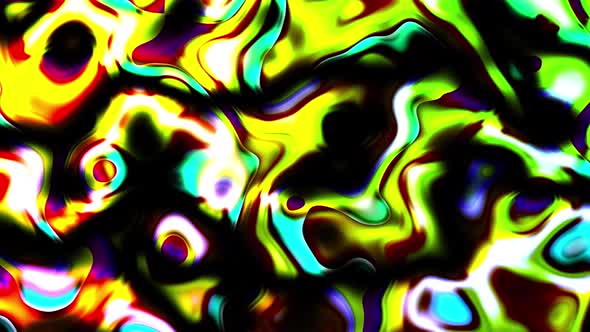 Liquid Colorful Texture Smooth Background.Animation Abstract Holographic Background