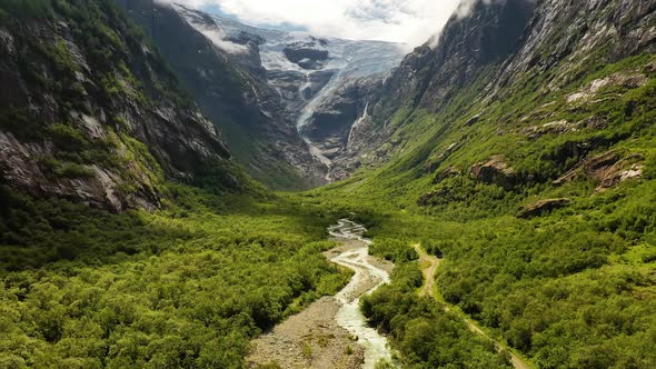 Beautiful Nature Norway Glacier Kjenndalsbreen