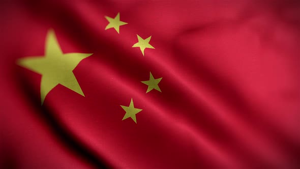 China Flag Angle