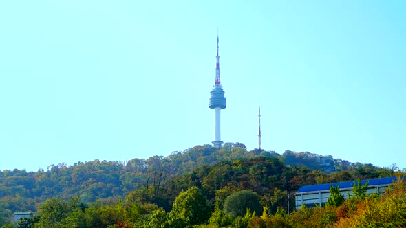 Time lapse of Seoul city in South Korea