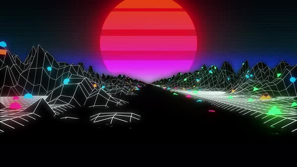 Retro Future Neon Trip Loop alt