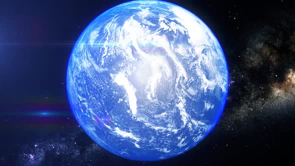 Realistic Earth Zoom Indian Ocean