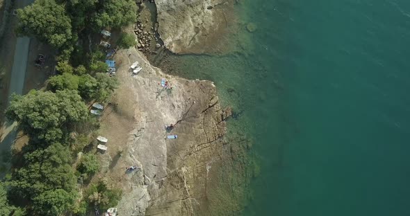 Drone footage over croatia beaches and seas.Drone Settings:D-log / sharpening +1 kontrast -1 satur