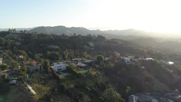 Aerial View of House on Hills alt