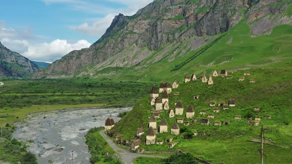 Dead Town Dargavs In North Ossetia