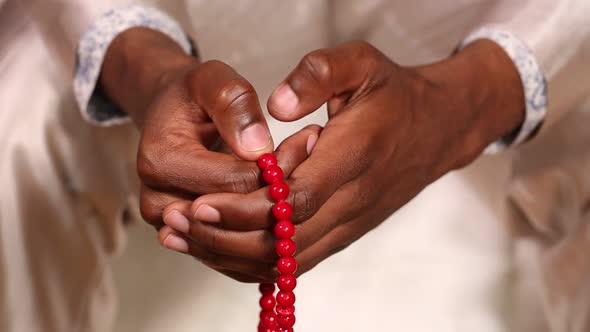 Man and Rosary