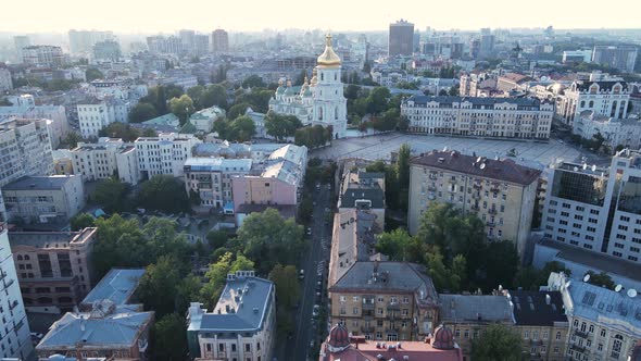 Kyiv - Aerial View of the Capital of Ukraine. Kiev