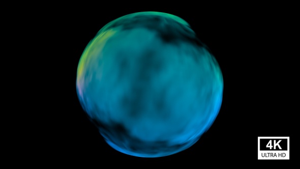 Colorful Sphere Smoke 4K