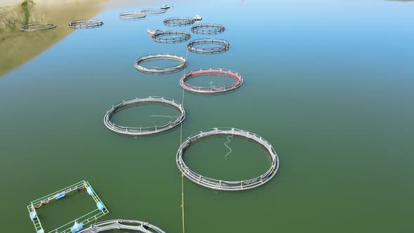 Aquaculture Aerial View