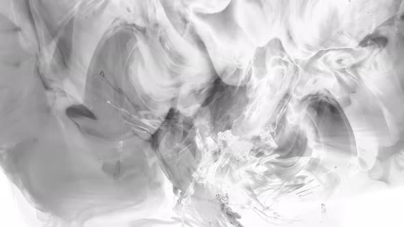 White Color Smoke Effect In White Background