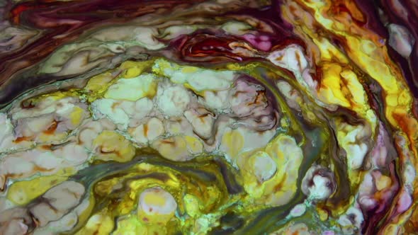 Abstract Vivid Colours  Psychedelic Paint Spreading Texture 12 alt