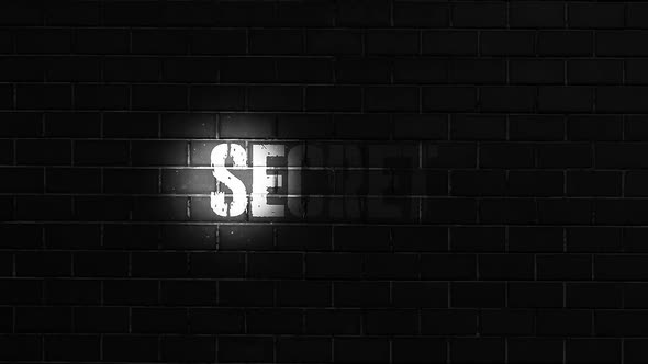 Secret Word In Darkness Wall - Background