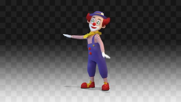 Clown Dancing A Circus Dance