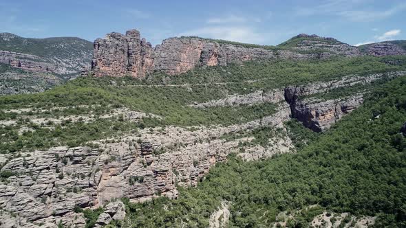 Canyon of Collegats Catalonia Spain