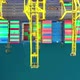 Timelapse Container ship at industrial port  import export commercial trade global business logistic - VideoHive Item for Sale