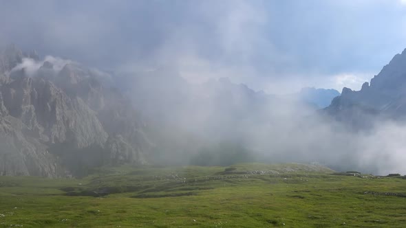 National Nature Park Tre Cime In the Dolomites Alps