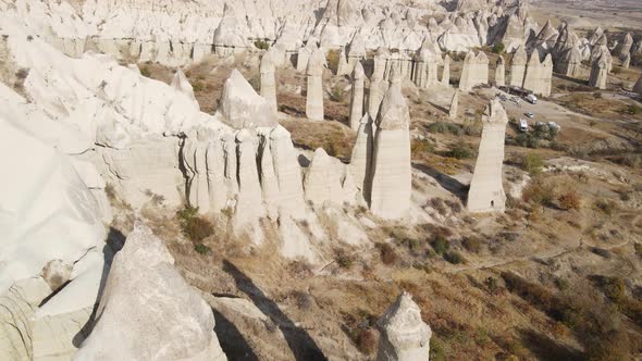 Aerial View Cappadocia Landscape